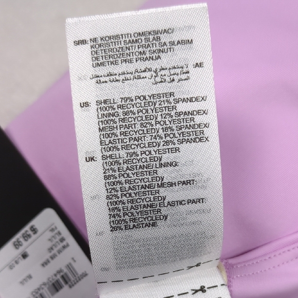 Adidas Medium Support Power Impact Sports Bra For Training ~ Bliss Lilac - Picture 5 of 8